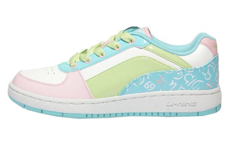 (Women) Li-Ning Skate Low 'Yellow Green Pink' ALCF016-3
