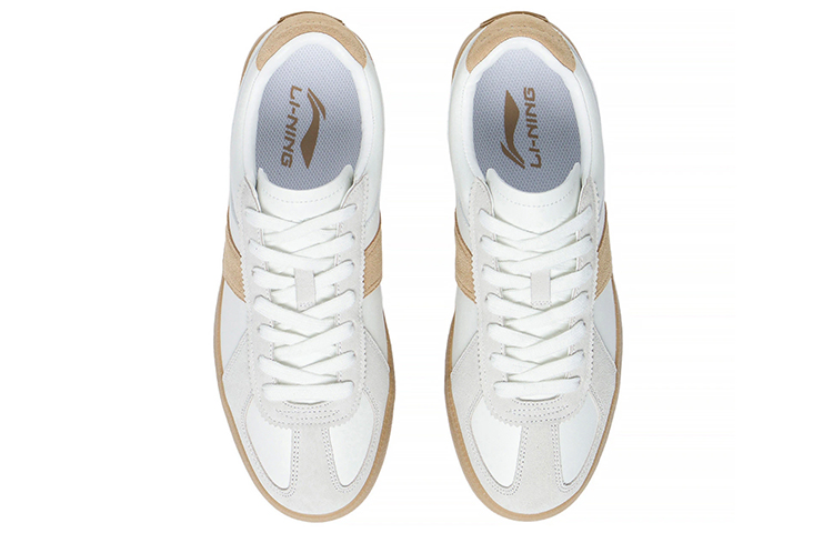 Shop (W) Li-Ning Skateboarding Low ''Bianco Khaki'' AGCS290-4