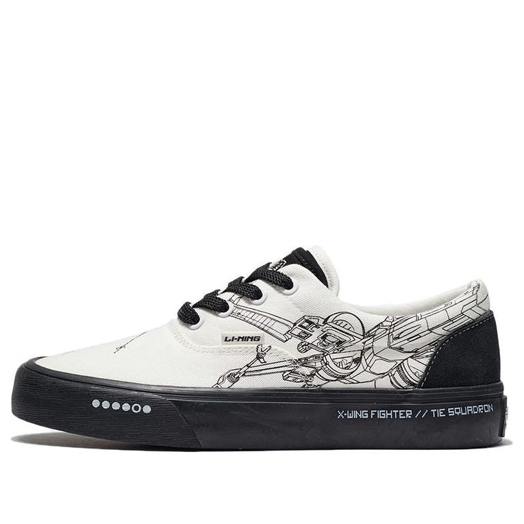 (Women) Li-Ning Skateboarding Low x Star Wars 'Creamwhite Black' AGCS202-2