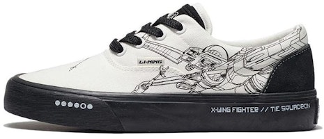 (Women) Li-Ning Skateboarding Low x Star Wars 'Creamwhite Black' AGCS202-2 (Women) Li-Ning Skateboarding Low x Star Wars 'Creamwhite Black' AGCS202-2