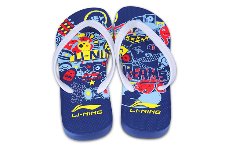 Shop (W) Claquettes Li-Ning ''Bleu Profond'' LXXR926-2