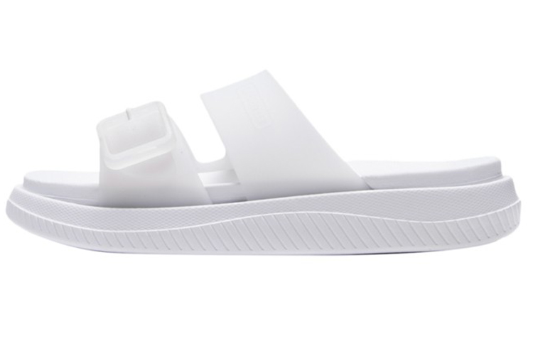 (Women) Li-Ning Slides 'White Non-Slip' AGAS018-2
