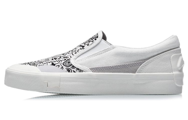 (Women) Li-Ning SLIP-ON 'White Grey' AECR014-1