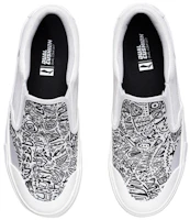 Shop LiNing李寧 SLIP-ON 舒適 低幫 板鞋 女款 白