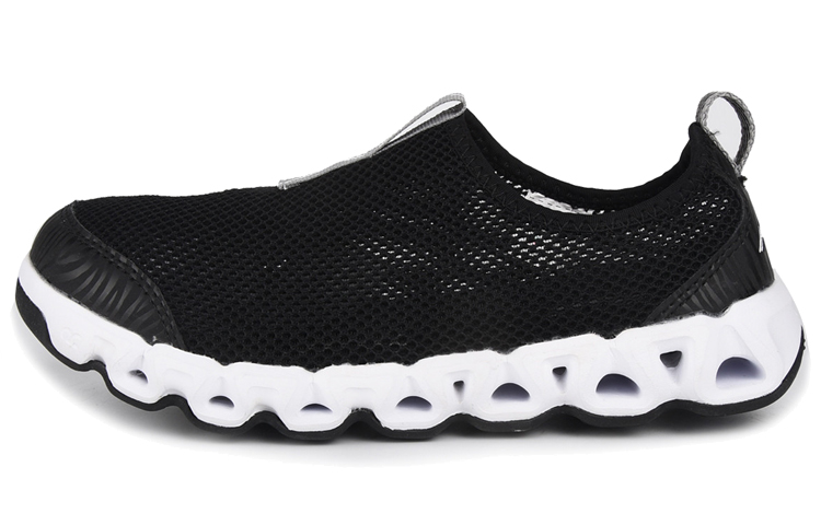 (Women) Li-Ning Slip-On Running Shoes 'Black White' AHLM018-1