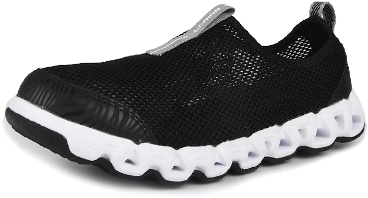 (Women) Li-Ning Slip-On Running Shoes 'Black White' AHLM018-1 Lookbook (Women) Li-Ning Slip-On Running Shoes 'Black White' AHLM018-1