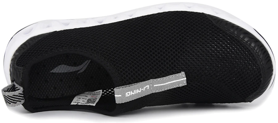 (Women) Li-Ning Slip-On Running Shoes 'Black White' AHLM018-1 Shop (Women) Li-Ning Slip-On Running Shoes 'Black White' AHLM018-1