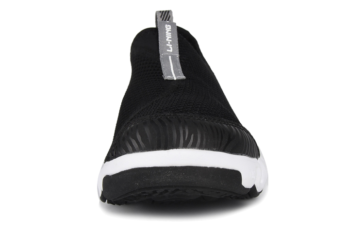Purchase (Women) Li-Ning Slip-On Running Shoes 'Black White' AHLM018-1