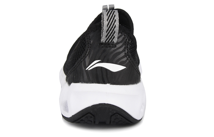 Details for (Women) Li-Ning Slip-On Running Shoes 'Black White' AHLM018-1