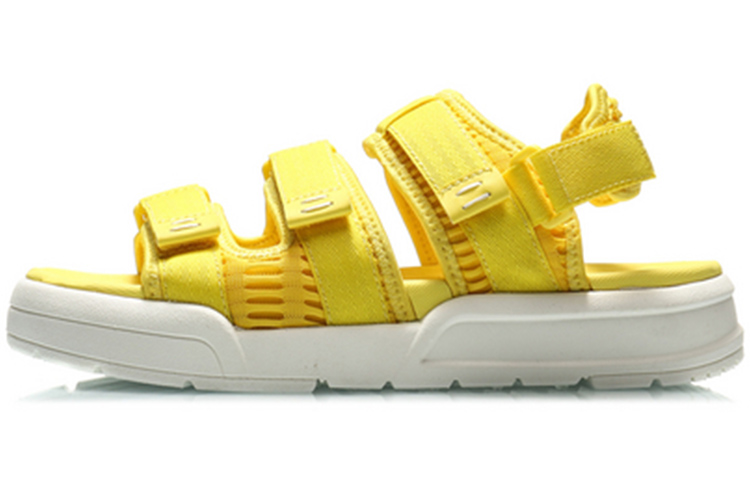 (Women) Li-Ning Slippers 'Yellow White' AGUN012-12