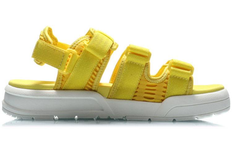 Order (W) Li-Ning Slippers ''Geel Wit'' AGUN012-12