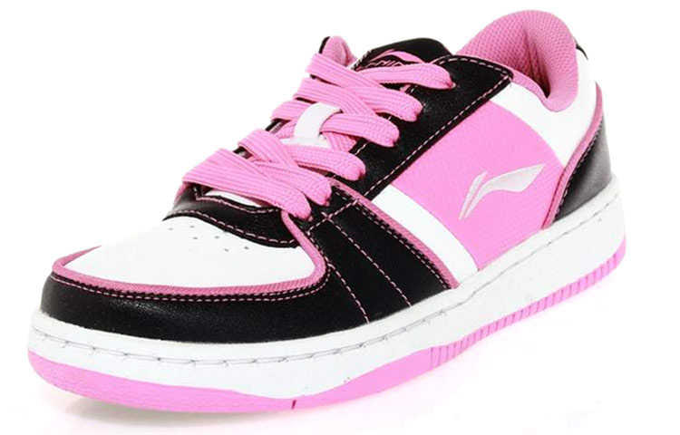 Lookbook (W) Zapatillas Li-Ning Low 'Negro Rosa' ALCF142-1