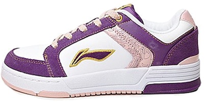 LiNing李寧 舒適透氣耐磨 低筒休閒板鞋 女款 紫粉色 Buy LiNing李寧 舒適透氣耐磨 低筒休閒板鞋 女款 紫粉色