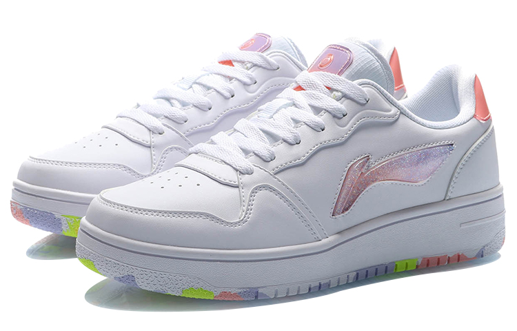 Shop (W) Li-Ning Sneaker Low 'Putih Ungu' AGCR342-1