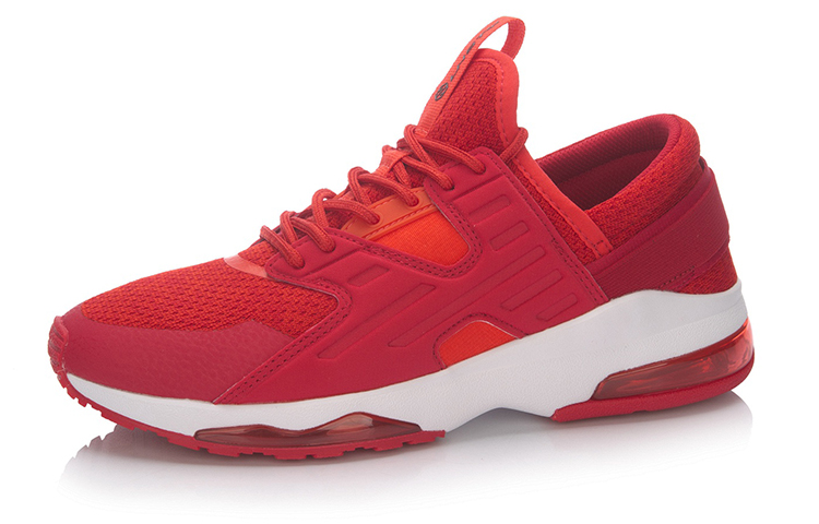 Order (W) 李寧フルレングスエアクッションスニーカー(赤) ARLM004-1