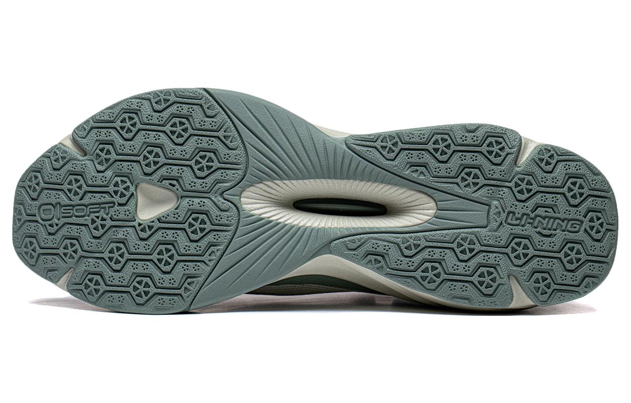 Lookbook LiNing 李寧 Soft 防滑防水 低筒 休閒生活鞋 女款 綠色