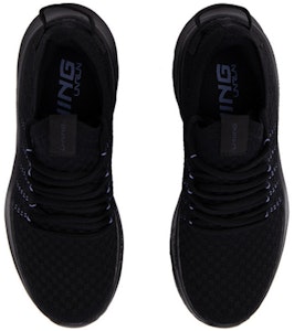 李宁 Soft 一體織 減震 低幫 跑步鞋 女款 標準黑 Lookbook 李宁 Soft 一體織 減震 低幫 跑步鞋 女款 標準黑