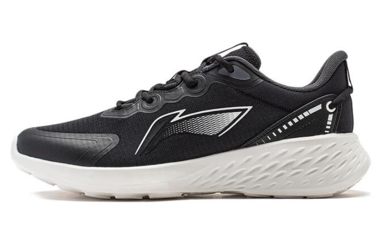 (Women) Li-Ning Soft Running Shoes 'Black White' ARST048-1