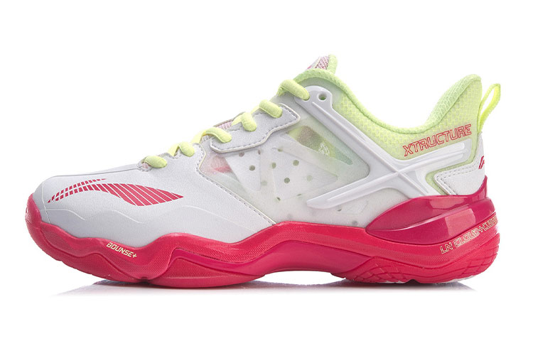 (Women) Li-Ning Sonic Boom 'White Pink Yellow' AYZR002-1
