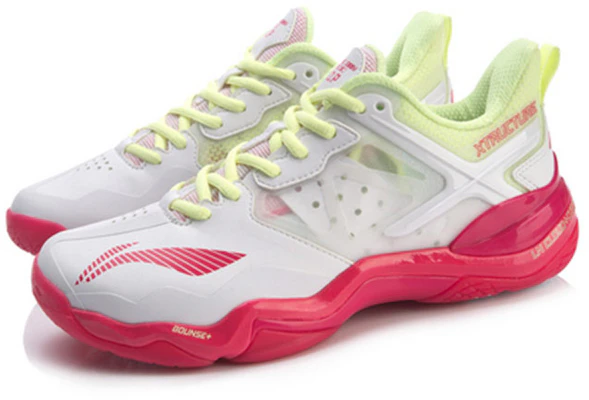 (W) Li-Ning Sonic Boom ''Weiß Rosa Gelb'' AYZR002-1 Lookbook (W) Li-Ning Sonic Boom ''Weiß Rosa Gelb'' AYZR002-1