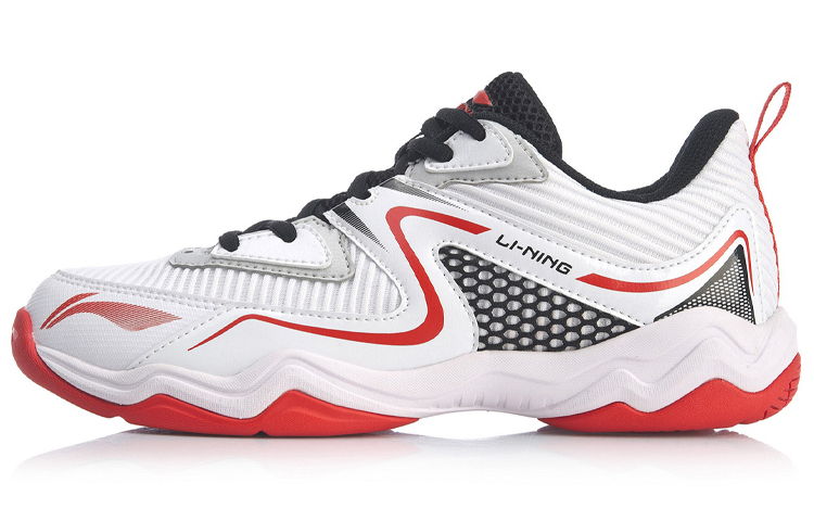 (Women) Li-Ning Sound Badminton Training Shoes 'Black White Red' AYTQ036-1