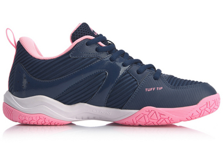 Order (W) Li-Ning Sound Badminton Trainingsschuhe ''Blau Rosa'' AYTQ036-2