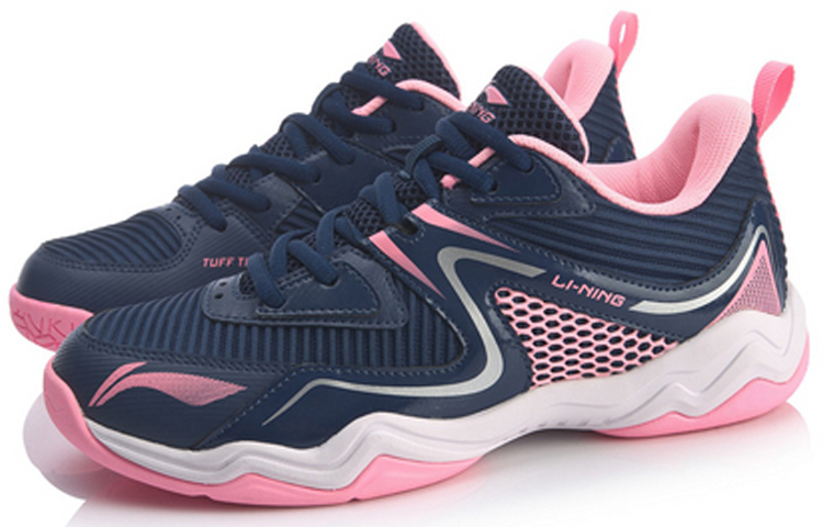 Lookbook (W) Li-Ning Sound Badminton Trainingsschuhe ''Blau Rosa'' AYTQ036-2