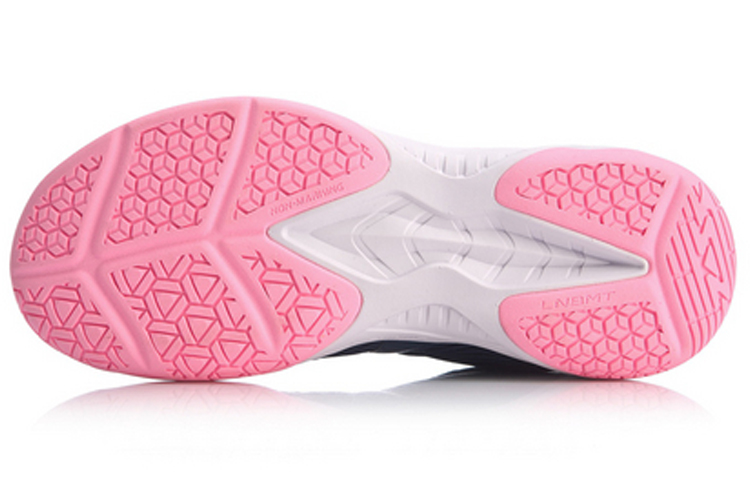 Purchase (W) Li-Ning Sound Badminton Trainingsschuhe ''Blau Rosa'' AYTQ036-2