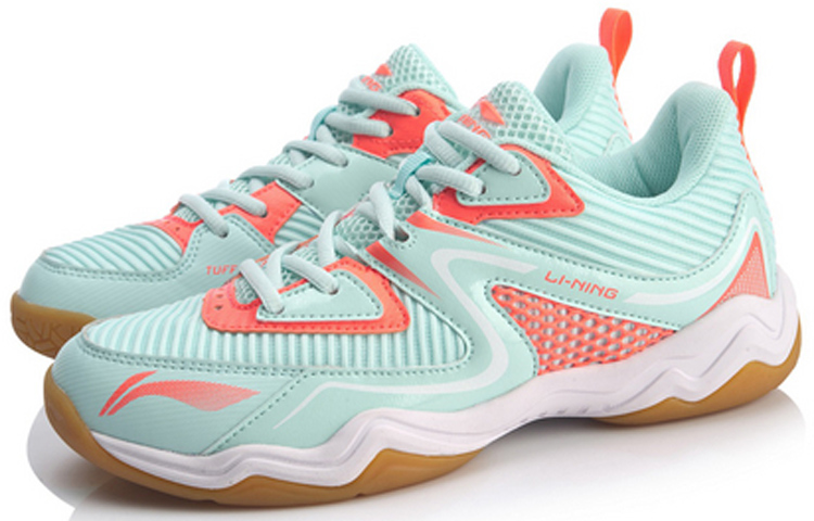 Lookbook (W) Li-Ning Sound Badmintonschoenen ''Wit Mint Roze'' AYTQ036-3