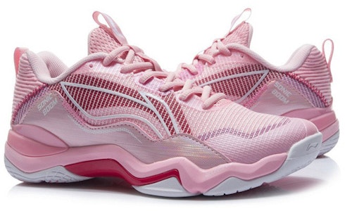 LiNing李寧 音爆EG3.0 緩震防滑休閒專業羽毛球鞋 女款 淺粉紅 Lookbook LiNing李寧 音爆EG3.0 緩震防滑休閒專業羽毛球鞋 女款 淺粉紅