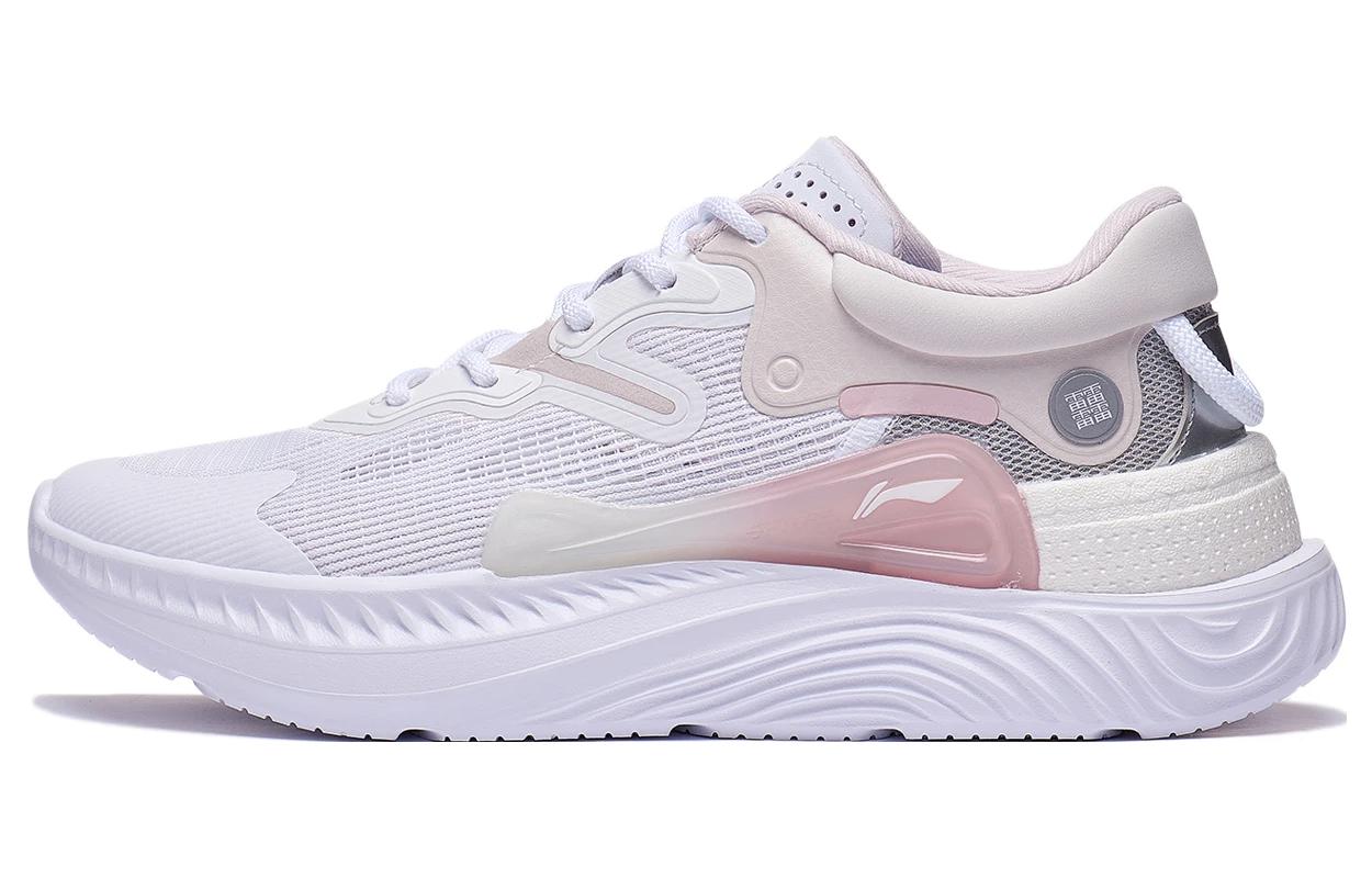(Women) Li-Ning Spark Lite 'White Grey Pink' AGLT102-3