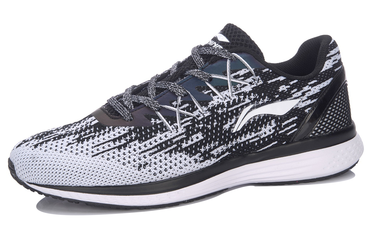 Order (W) Li-Ning Speed Star ''Zwart Wit Reflecterend'' ARHM082-1