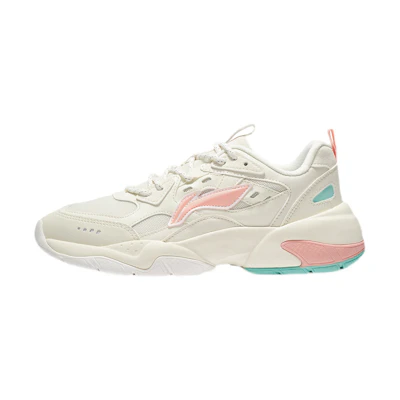 (W) Li-Ning Sport Leisure Low 'Cream White Pink'
