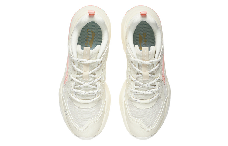 Shop LiNing李寧 低筒運動休閒鞋 女款 白粉