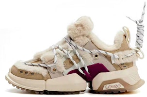 (Women) Li-Ning Sport Leisure x Disney 'Brown White' AGLR334-1 (Women) Li-Ning Sport Leisure x Disney 'Brown White' AGLR334-1