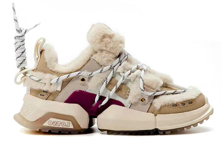 Order LiNing李寧 迪士尼玩具總動員草莓熊系列 減震回彈運動休閒鞋 女款 棕白