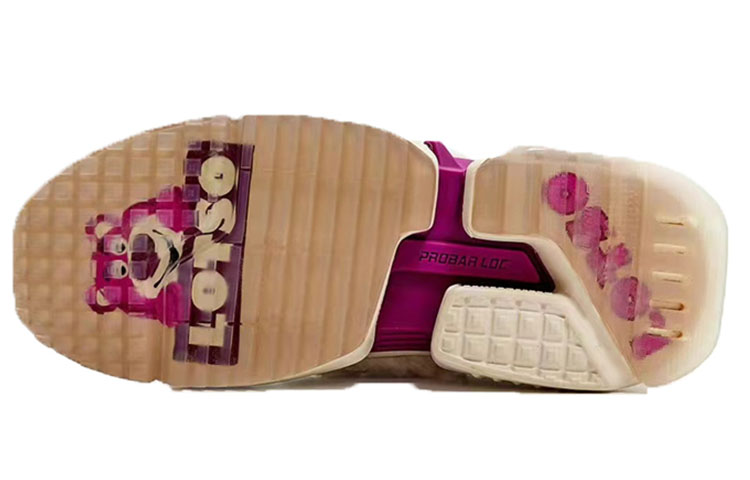 Shop LiNing李寧 迪士尼玩具總動員草莓熊系列 減震回彈運動休閒鞋 女款 棕白