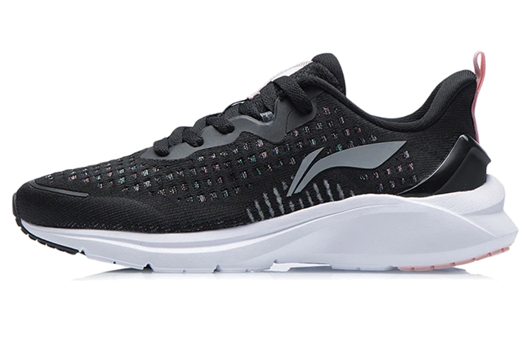 (Women) Li-Ning Sport Running Shoes 'Black White' ARSR044-3