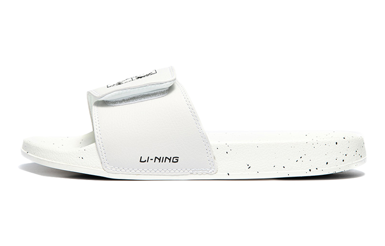 (W) Li-Ning Sports Slides 'White Black'
