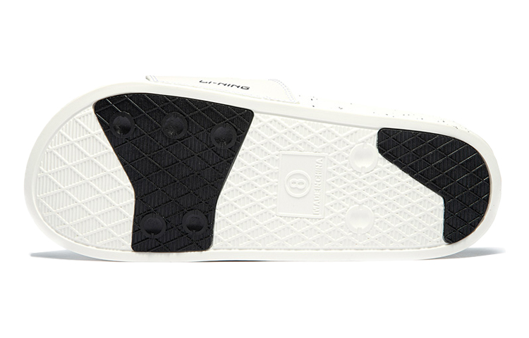 (W) Li-Ning Sports Slides 'White Black' 圖 4