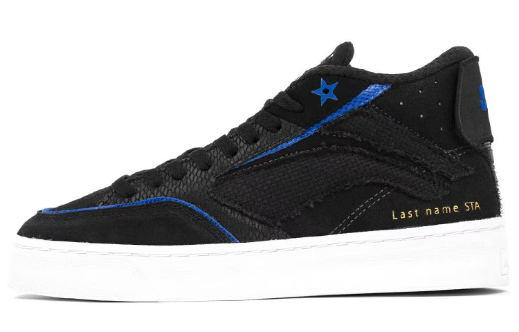 (Women) Li-Ning STA x 180 Mid 'Stahood Invincible Black Blue' AECR126-2