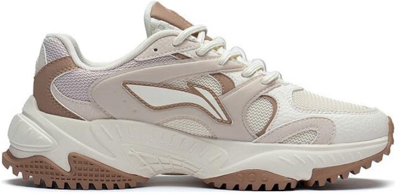 (W) 李寧スターウィンド 白/ベージュ/茶 AGCT150-4 Lookbook (W) 李寧スターウィンド 白/ベージュ/茶 AGCT150-4