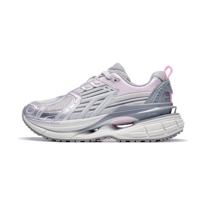 (W) Li-Ning Starlit 5 'Silver Grey Pink'