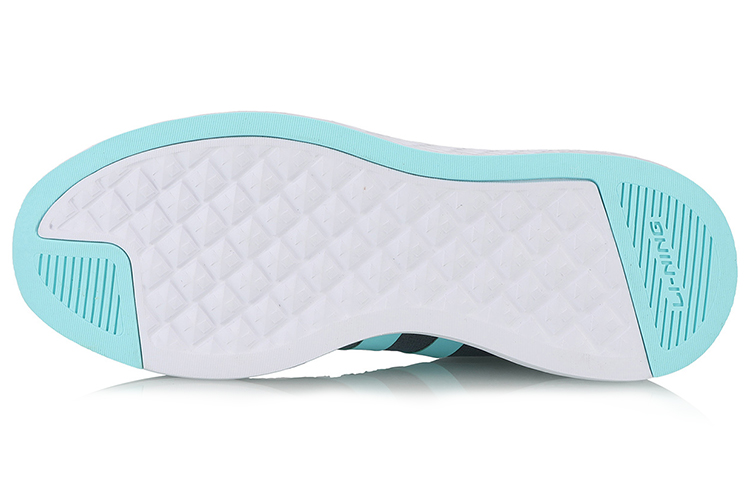 Shop (W) Li-Ning Stripe ''Gris Clair-Bleu'' AGCN086-4