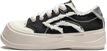 (Women) Li-Ning Sugar Platform 'Black Creamy White' AGCU046-1 (Women) Li-Ning Sugar Platform 'Black Creamy White' AGCU046-1