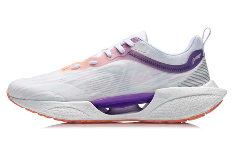 (Women) Li-Ning Super Light 18 'White Purple' ARMR008-7