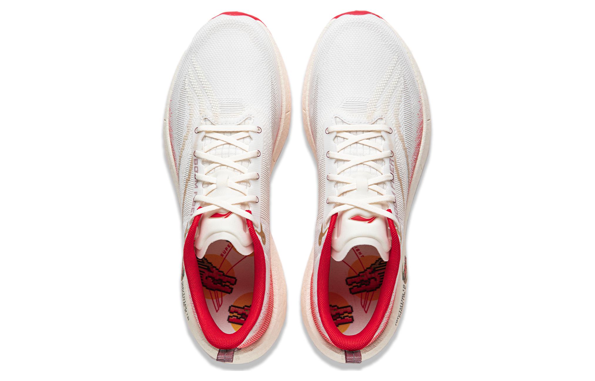 Purchase (W) 李寧 超軽21 白赤 (Lining Chōkei 21 Shiroaka) ARBU002-44