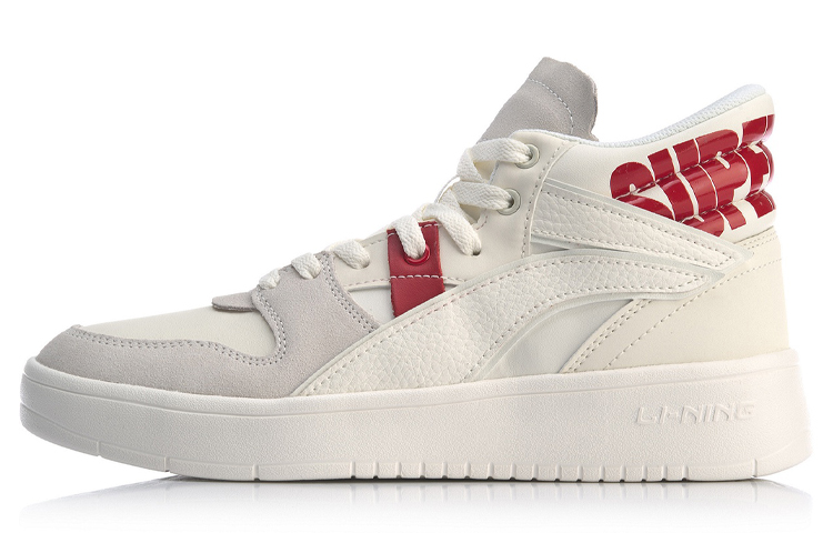 (Women) Li-Ning Superwave Mid 'White Red' AGCP164-1