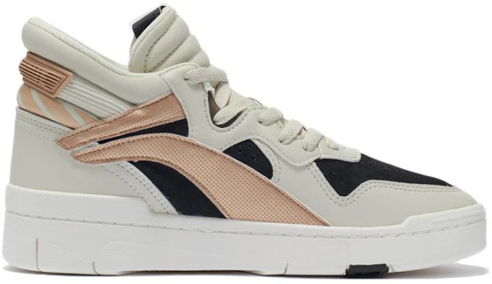 (W) (女性用)李寧スプリーウェーブミッド「ホワイトブラックゴールド」AGCR234-2 AGCR234-2 Order (W) (女性用)李寧スプリーウェーブミッド「ホワイトブラックゴールド」AGCR234-2 AGCR234-2