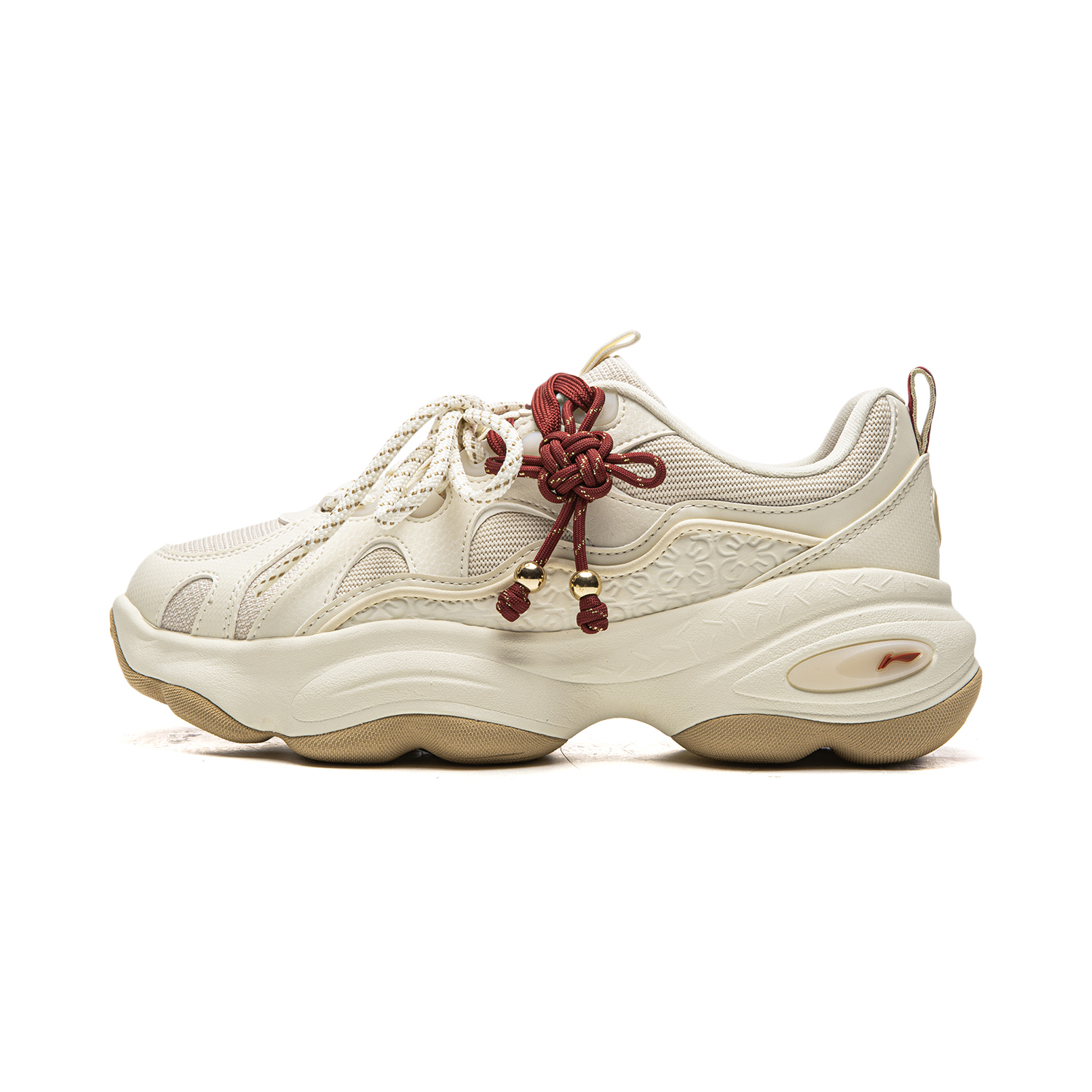(Women) Li-Ning Sweet Candy 3 CNY Retro Casual Sneakers White/Grey AGCW006-1